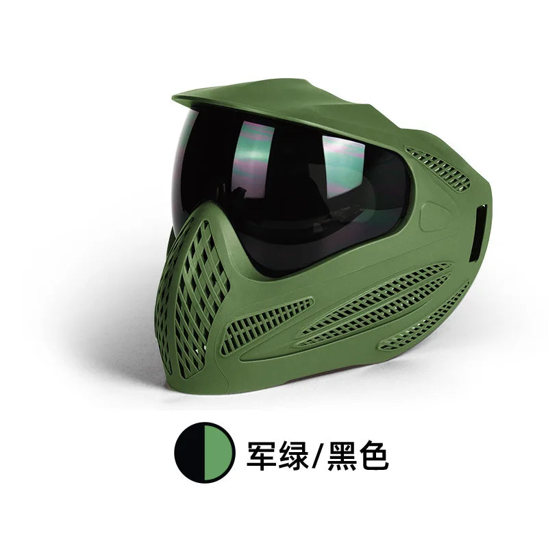 Tactical Full Face Paintball Mask MIL-PRF-32432 Certified Airsoft CS Military Gear High Impact Protection Outdoor Survival