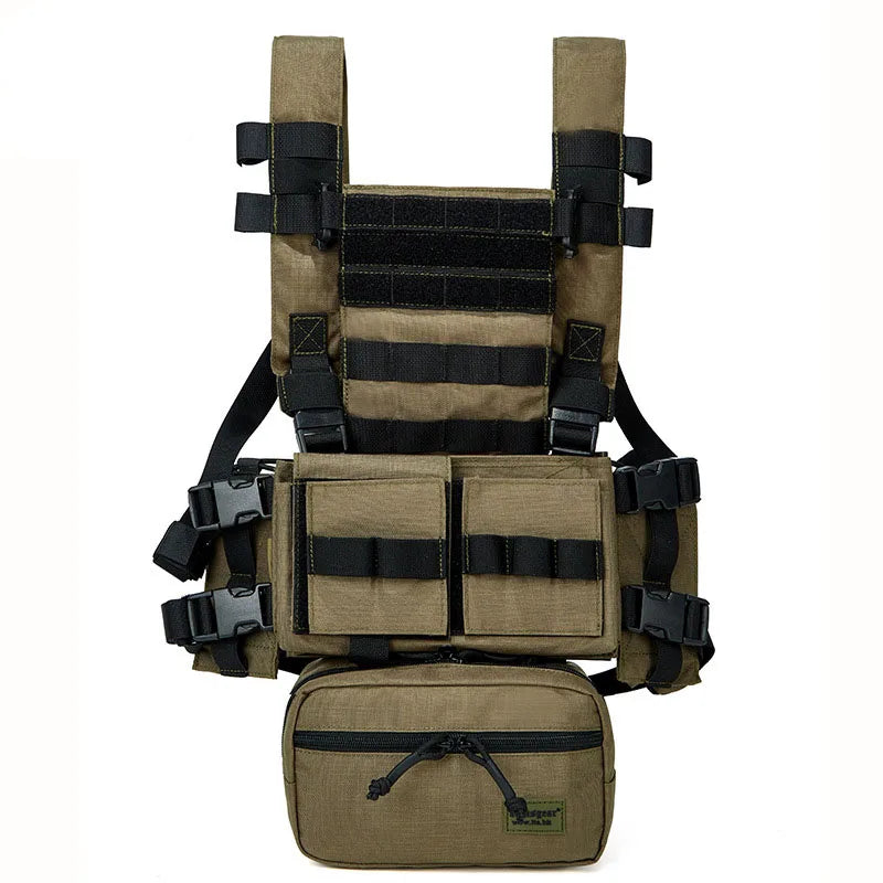 Combat Tactical Molle Vest Ammo MK3 Chest Rig Removable Hunting Airsoft Paintball Gear Vest With AK 47/74 Magazine Pouch