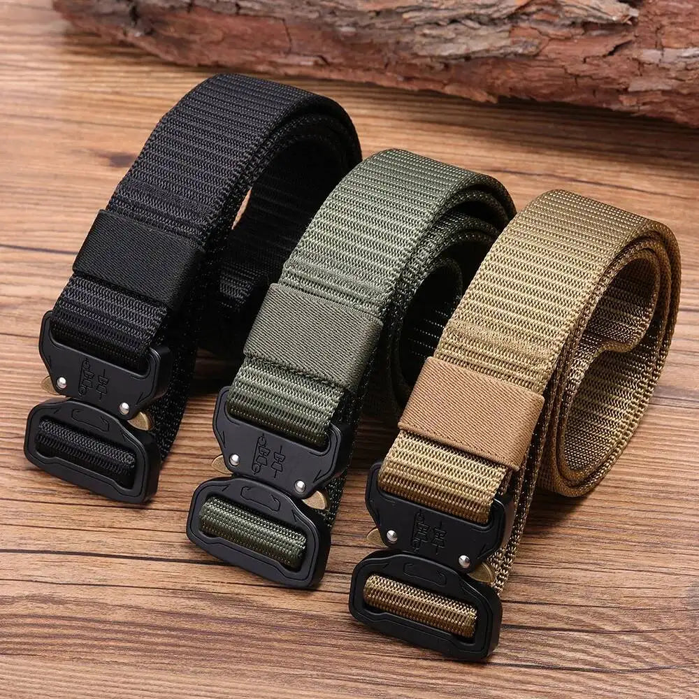 New Nylon Army Men Molle Military SWAT Combat Belts Knock Off Emergency Survival Belt Tactical Gear Dropship