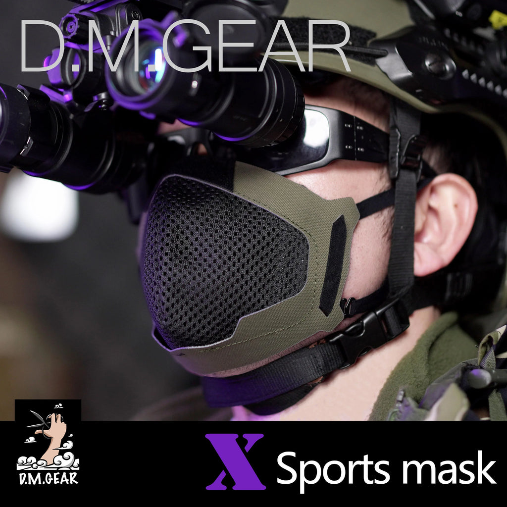 DMGear Tactical X Mask Anti-Fog Dust Hunting Gear Military Equipment  Airsoft Army Accessories Comfortable Laser Cut