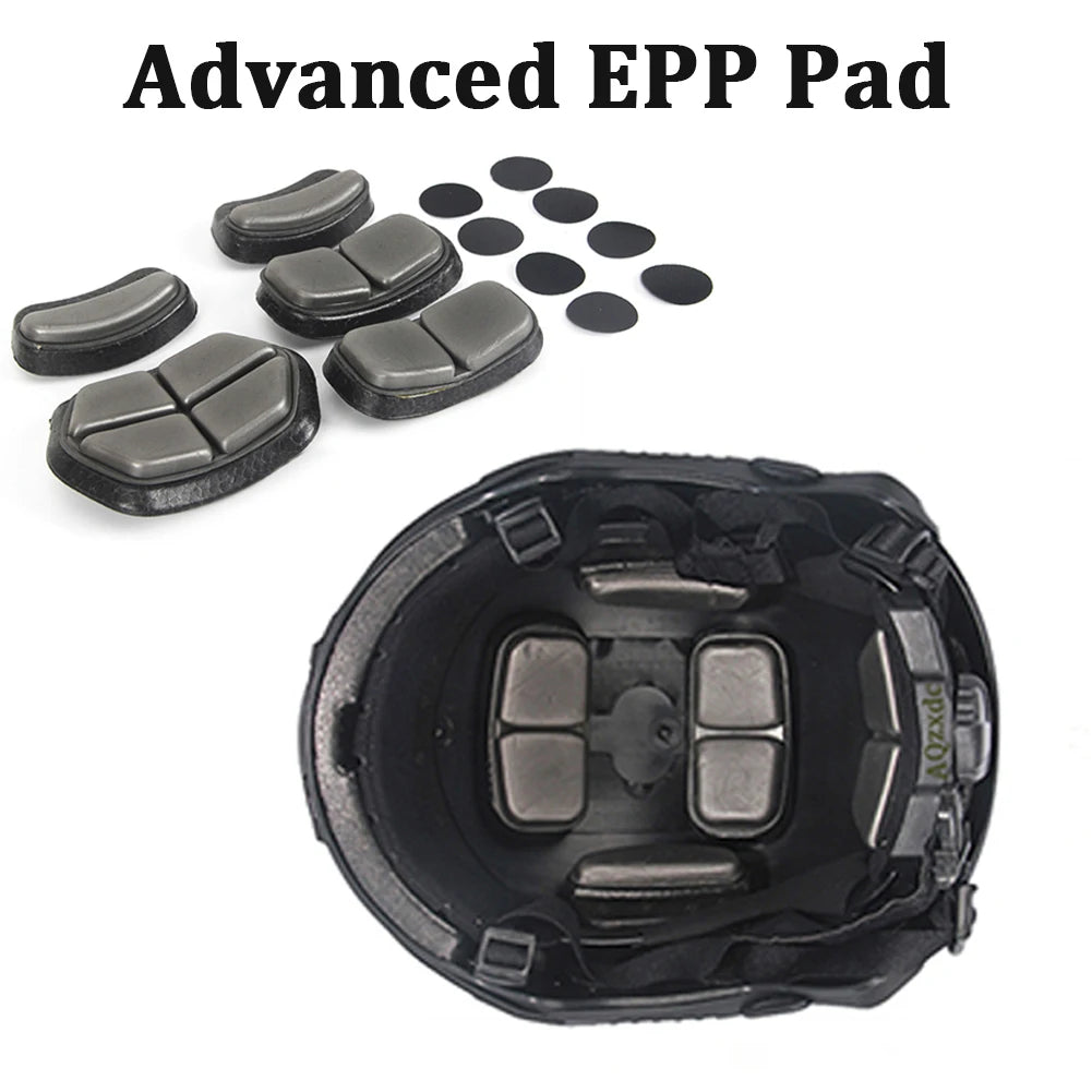 Fast Airsoft Paintball Helmet with Tactical Mask and Visor Set, Army Full Face Shooting Protective Gear, for Sports Hunting Game