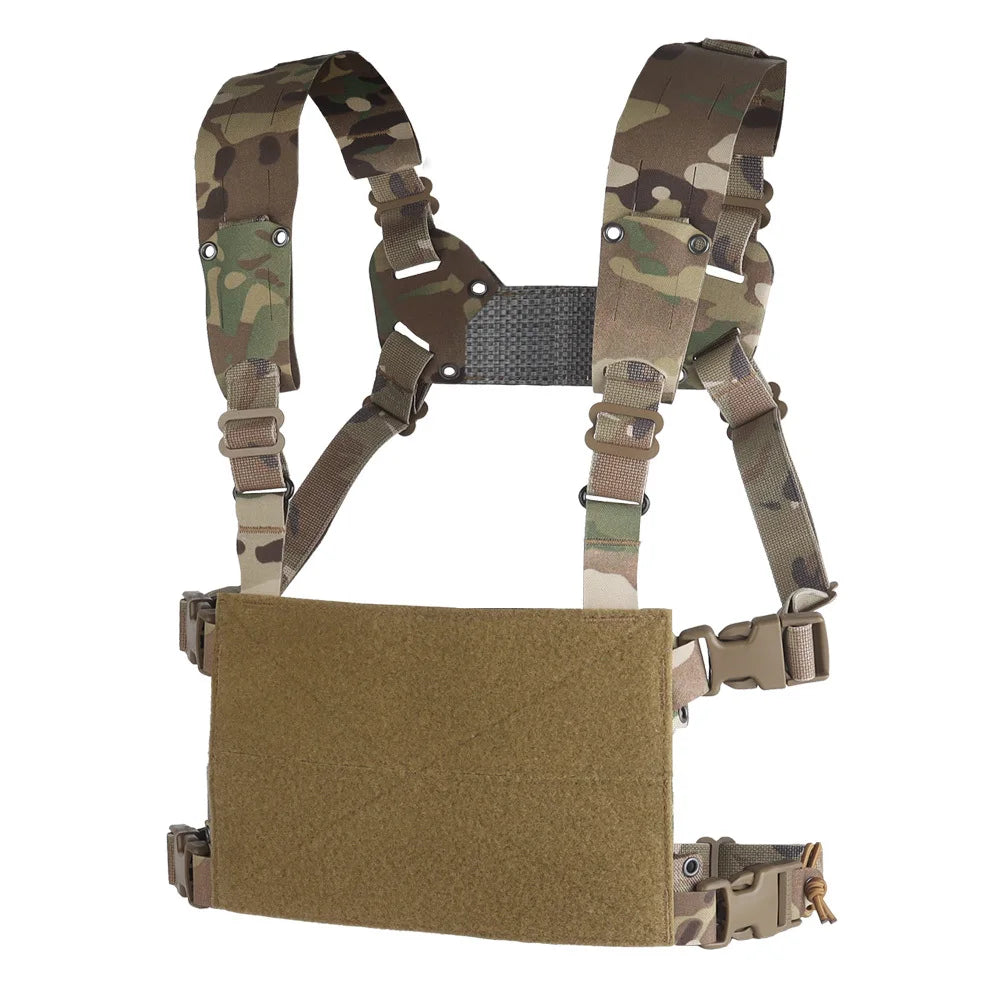 Tactical Chest Rig Mini V2 Low Profile Lightweight H-Harness Micro Chesty Vest Outdoor Hunting Airsoft Gear