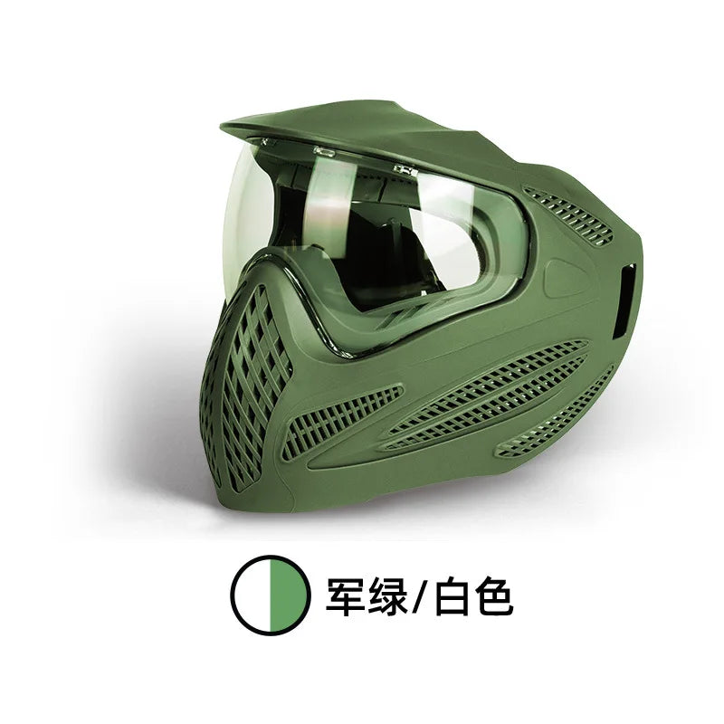 Tactical Full Face Paintball Mask MIL-PRF-32432 Certified Airsoft CS Military Gear High Impact Protection Outdoor Survival