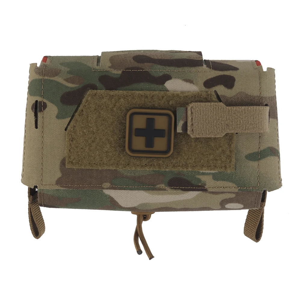 Tactical Airsoft Compact Trauma Pouch V3 Molle Medical Bag MD2 IFAK Pouch For Hunting Plate Carrier Waist Belt Gear