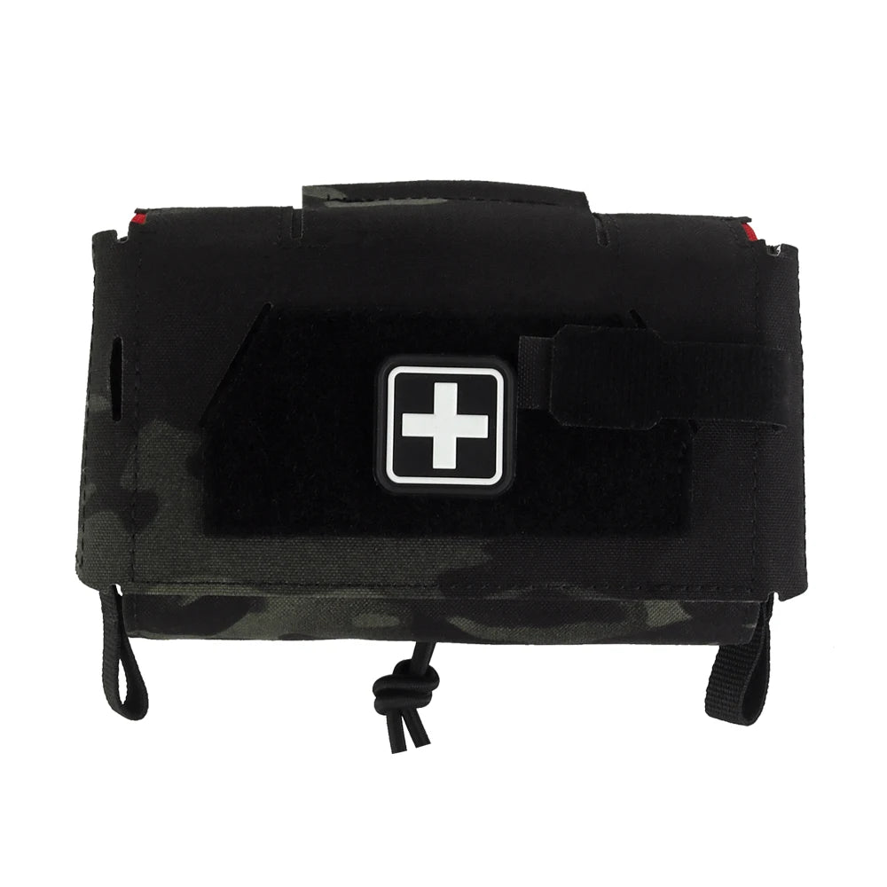 Tactical Airsoft Compact Trauma Pouch V3 Molle Medical Bag MD2 IFAK Pouch For Hunting Plate Carrier Waist Belt Gear