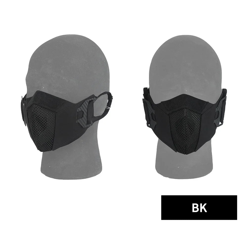 Tactical Face Mask Anti-Fog Dust Huting Equipment Protection Gear  Accessory Airsoft Comfortable Breathable Laser Cut Outdoor