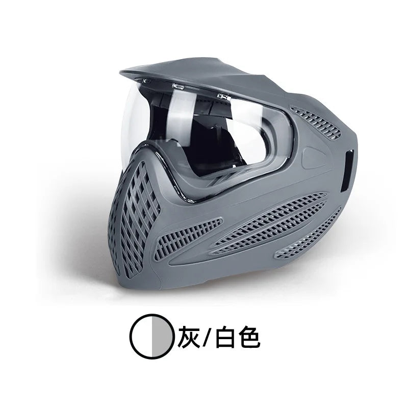 Tactical Full Face Paintball Mask MIL-PRF-32432 Certified Airsoft CS Military Gear High Impact Protection Outdoor Survival