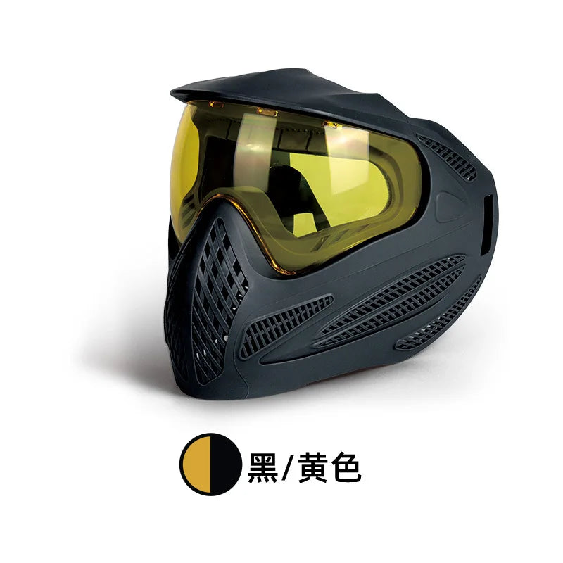 Tactical Full Face Paintball Mask MIL-PRF-32432 Certified Airsoft CS Military Gear High Impact Protection Outdoor Survival