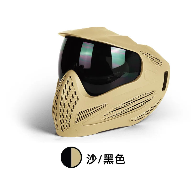 Tactical Full Face Paintball Mask MIL-PRF-32432 Certified Airsoft CS Military Gear High Impact Protection Outdoor Survival