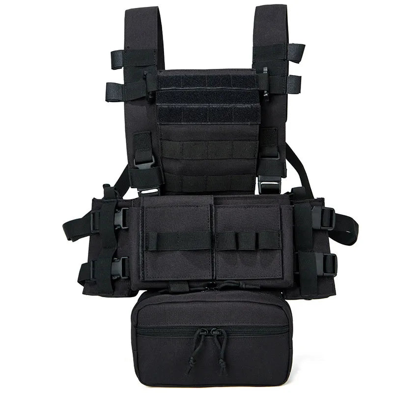Combat Tactical Molle Vest Ammo MK3 Chest Rig Removable Hunting Airsoft Paintball Gear Vest With AK 47/74 Magazine Pouch