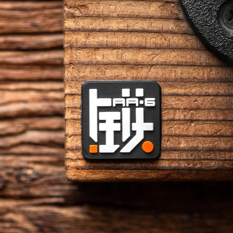 LAUTIE Patch Magnetic Refrigerator Sticker EDC Accessories Armband Tactical Epaulettes Backpack Rubber Stickers