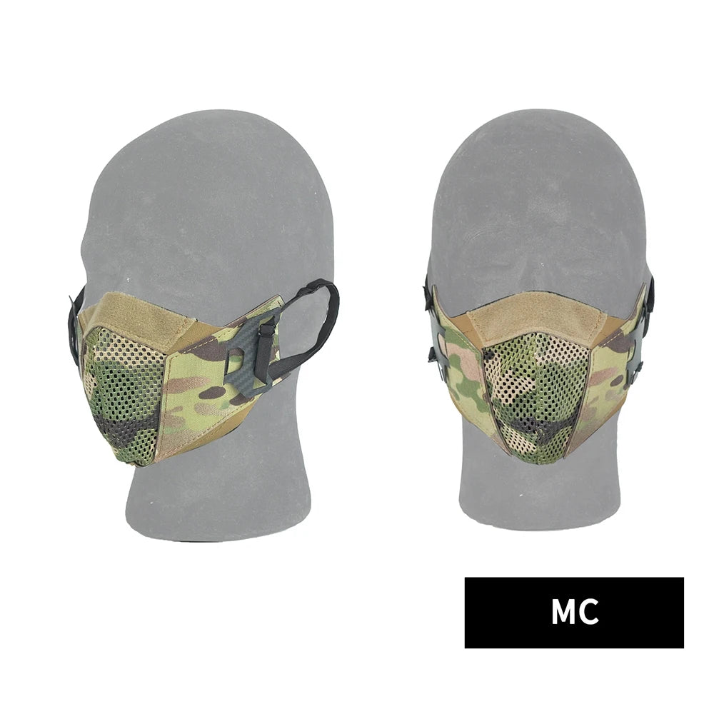 DMGear Tactical Face Mask Anti-Fog Hunting Protection Gear Huting Equipment Accessory Airsoft Comfortable Laser Cut Breathable