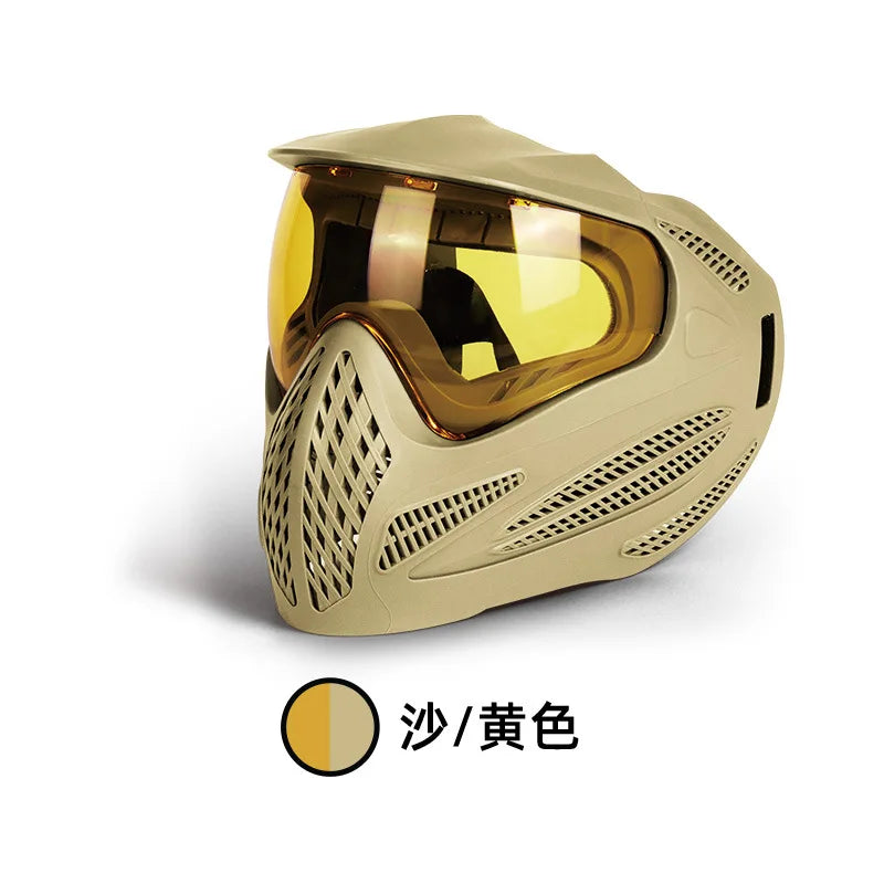 Tactical Full Face Paintball Mask MIL-PRF-32432 Certified Airsoft CS Military Gear High Impact Protection Outdoor Survival