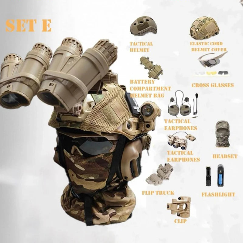 Airsoft Paintball Full Helmet Set Cp Camouflage Tactical Helmet Cod19 Ghost Cosplay - Gaming Cosplay Gear Military Fan Cosplay