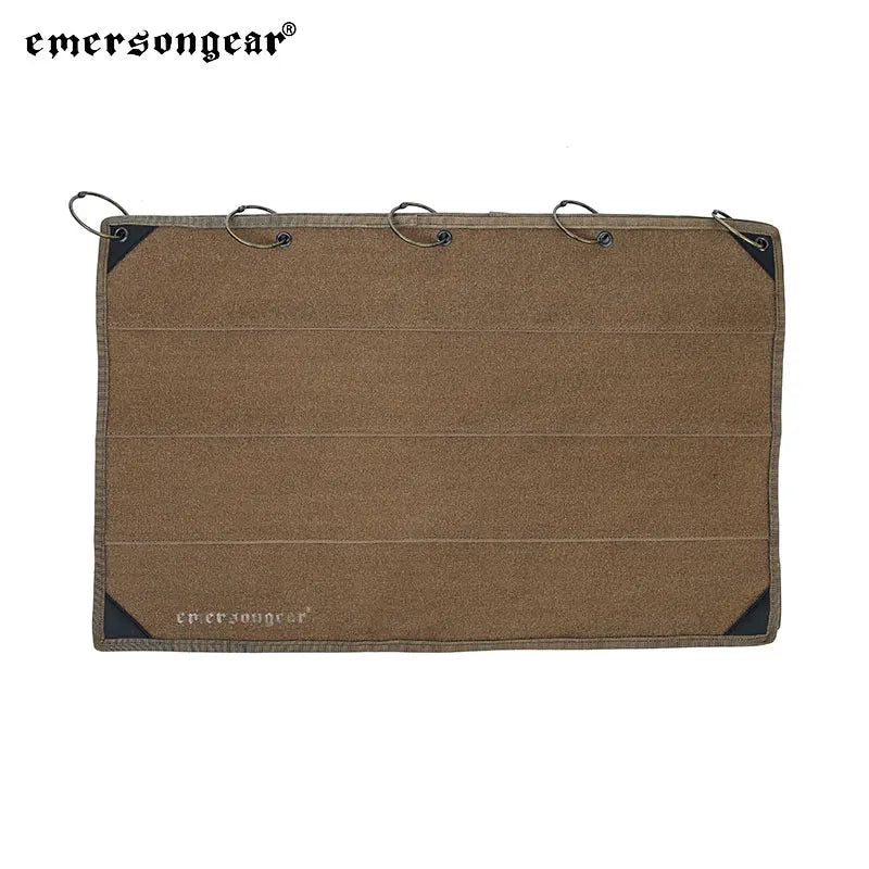 Emersongear Tactical Patch Album Collection Book Morale Chapter Storage Panel Badge Pouch Hunting Casual Collect EM9371 Nylon