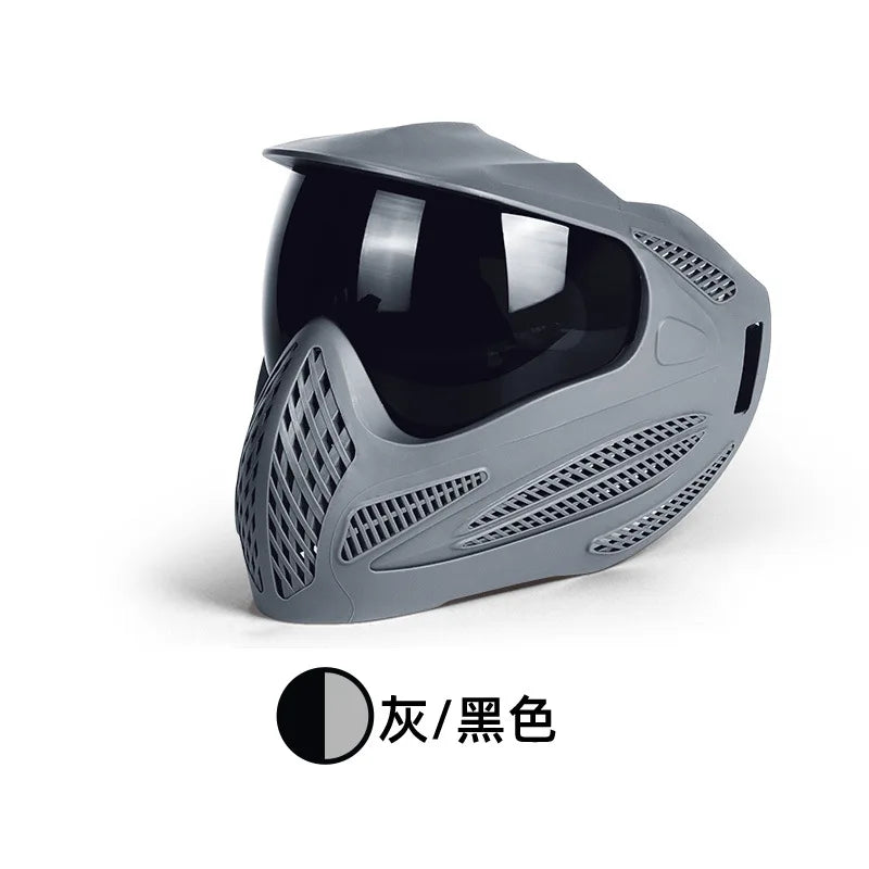 Tactical Full Face Paintball Mask MIL-PRF-32432 Certified Airsoft CS Military Gear High Impact Protection Outdoor Survival