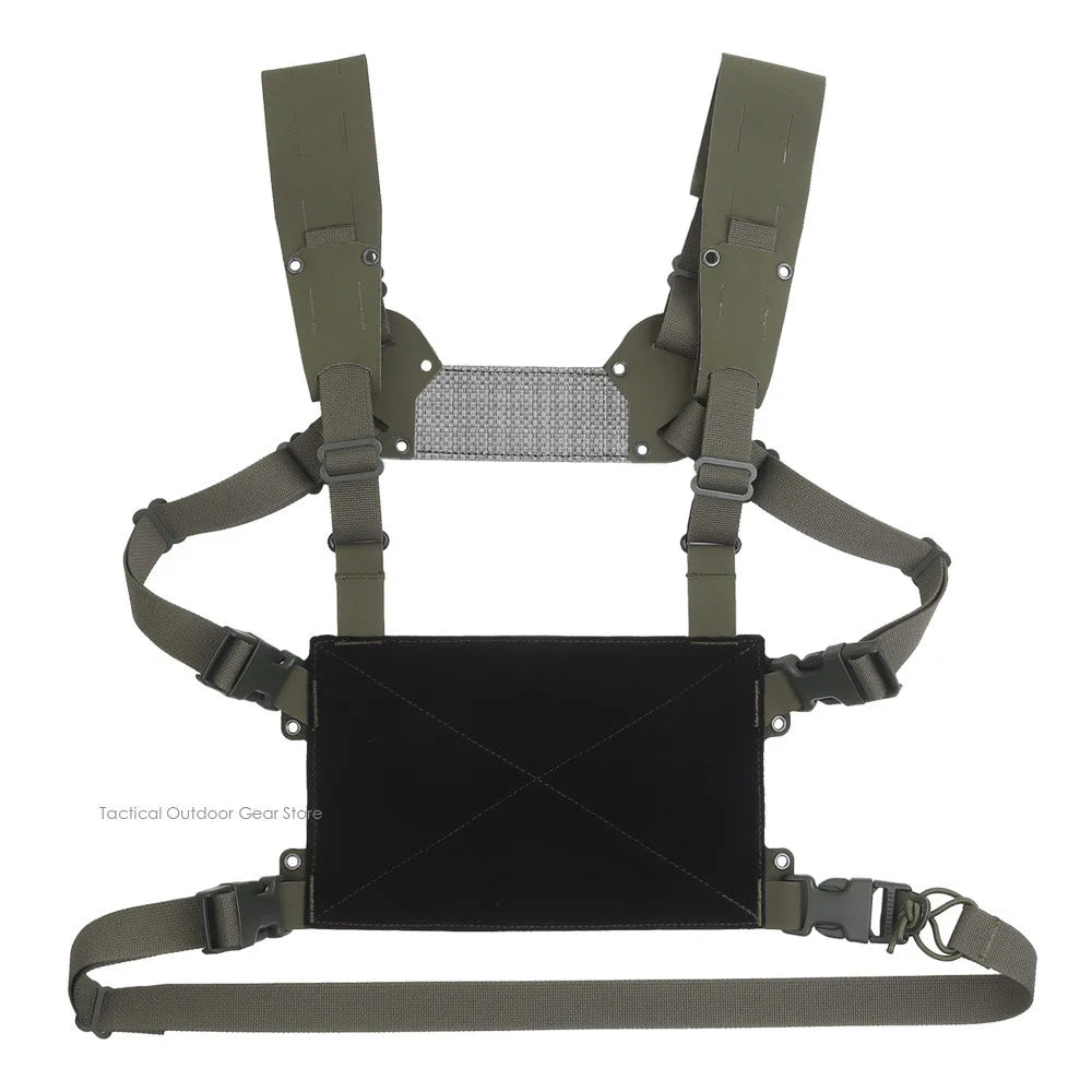 Tactical Chest Rig Mini V2 Low Profile Lightweight H-Harness Micro Chesty Vest Outdoor Hunting Airsoft Gear