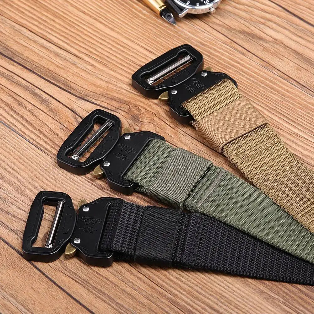New Nylon Army Men Molle Military SWAT Combat Belts Knock Off Emergency Survival Belt Tactical Gear Dropship