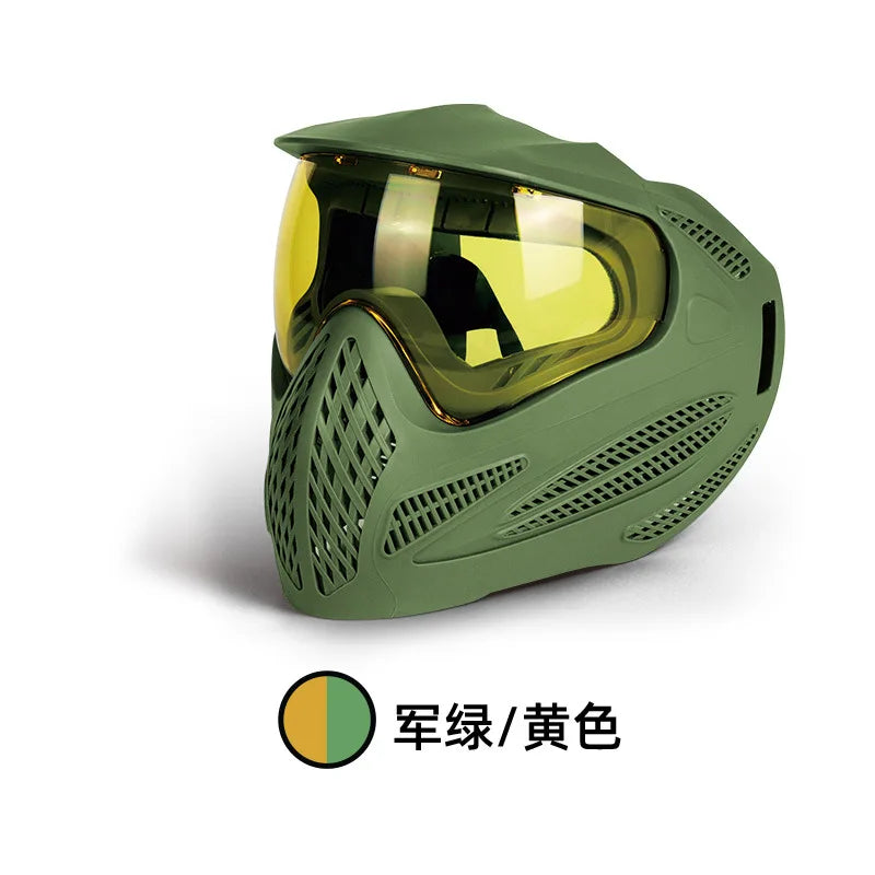 Tactical Full Face Paintball Mask MIL-PRF-32432 Certified Airsoft CS Military Gear High Impact Protection Outdoor Survival