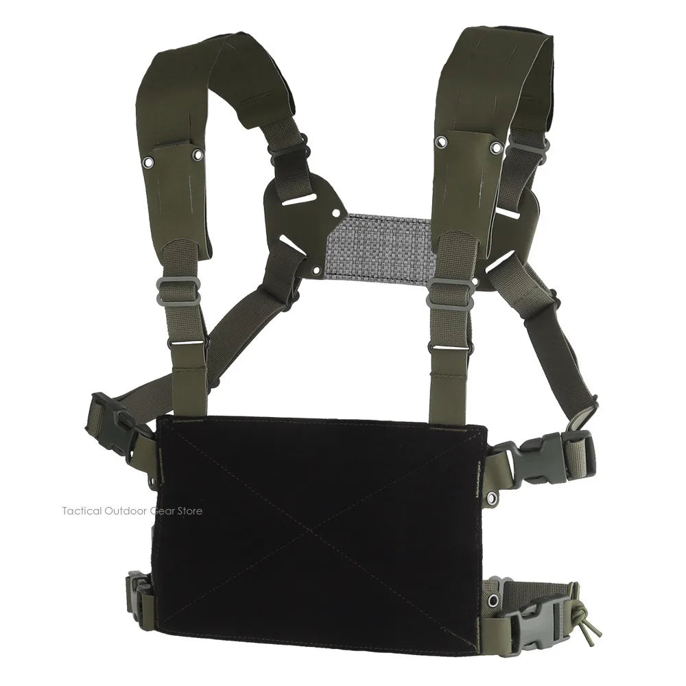 Tactical Chest Rig Mini V2 Low Profile Lightweight H-Harness Micro Chesty Vest Outdoor Hunting Airsoft Gear