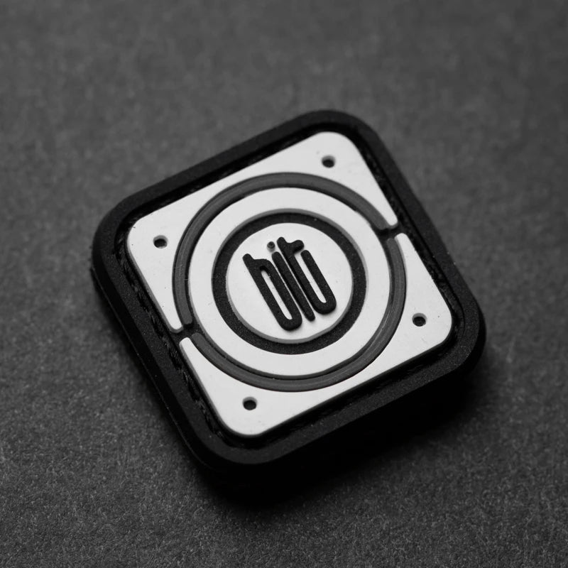 LAUTIE Patch Magnetic Refrigerator Sticker EDC Accessories Armband Tactical Epaulettes Backpack Rubber Stickers