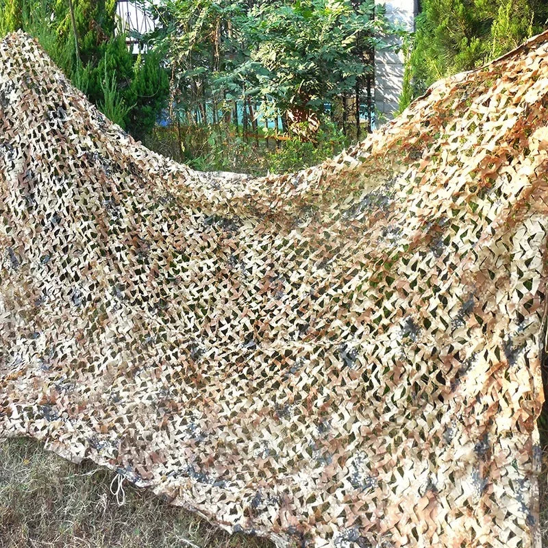 Double Layer Military Camouflage Net Sun Shelter Camo Netting for Hunting Accessories Camping Home Decoration Tactical Gear
