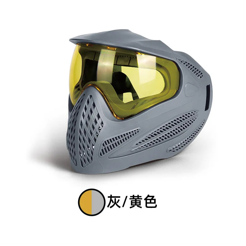 Tactical Full Face Paintball Mask MIL-PRF-32432 Certified Airsoft CS Military Gear High Impact Protection Outdoor Survival