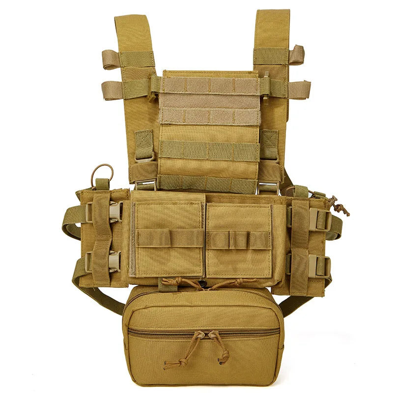 Combat Tactical Molle Vest Ammo MK3 Chest Rig Removable Hunting Airsoft Paintball Gear Vest With AK 47/74 Magazine Pouch