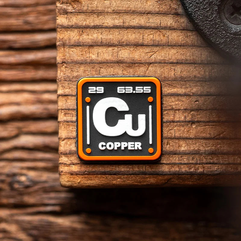 LAUTIE Patch Magnetic Refrigerator Sticker EDC Accessories Armband Tactical Epaulettes Backpack Rubber Stickers