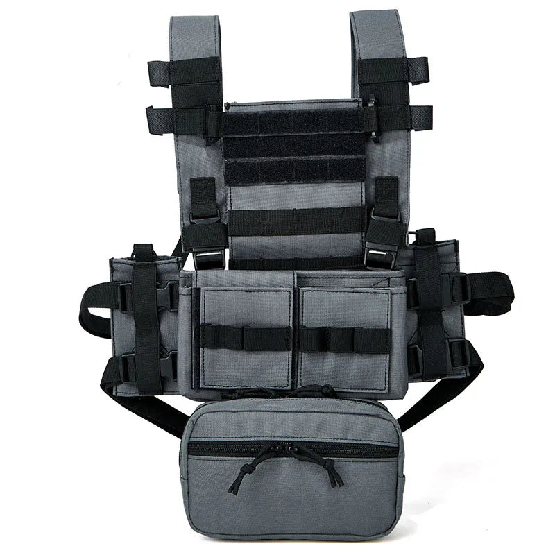 Combat Tactical Molle Vest Ammo MK3 Chest Rig Removable Hunting Airsoft Paintball Gear Vest With AK 47/74 Magazine Pouch