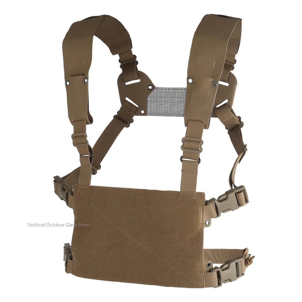 Tactical Chest Rig Mini V2 Low Profile Lightweight H-Harness Micro Chesty Vest Outdoor Hunting Airsoft Gear