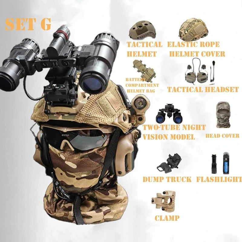 Airsoft Paintball Full Helmet Set Cp Camouflage Tactical Helmet Cod19 Ghost Cosplay - Gaming Cosplay Gear Military Fan Cosplay